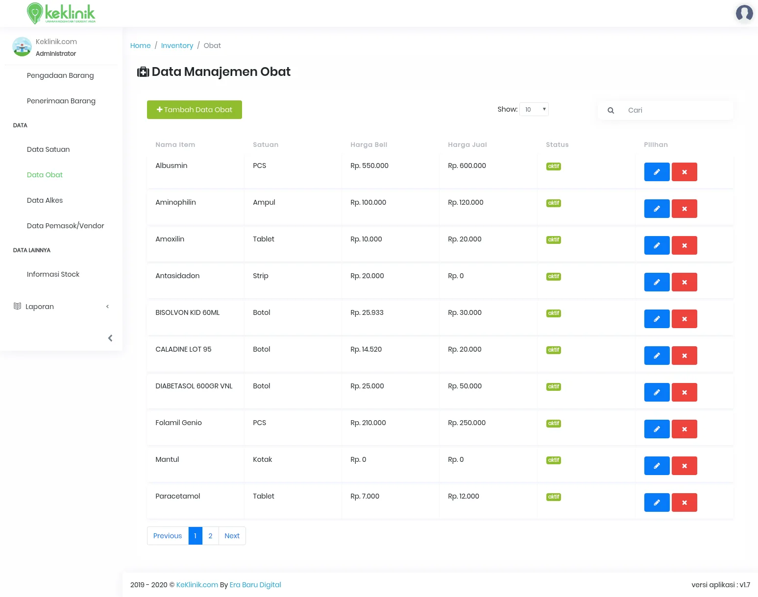 Medicine Inventory & Stock Alerts